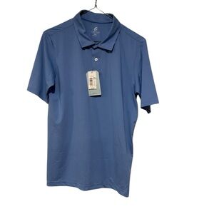 Class Club Boy’s NWT Vista Blue Size 18/20 Polo Shirt